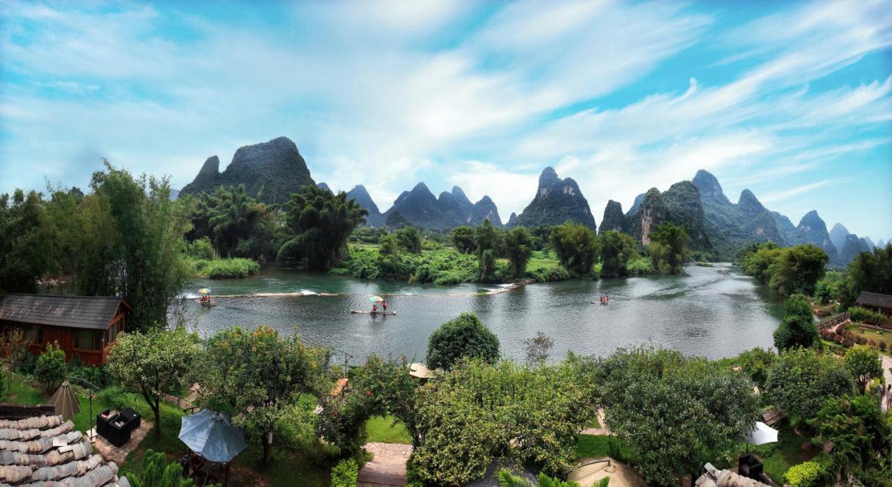 Yangshuo Mountain Retreat Hotell Exteriör bild