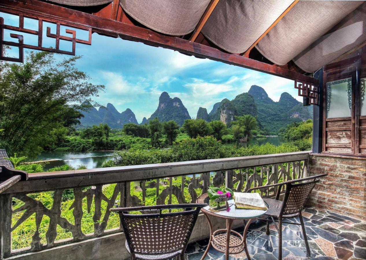 Yangshuo Mountain Retreat Hotell Exteriör bild