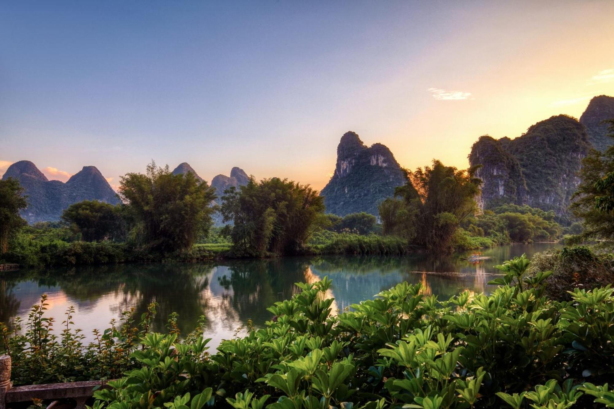 Yangshuo Mountain Retreat Hotell Rum bild