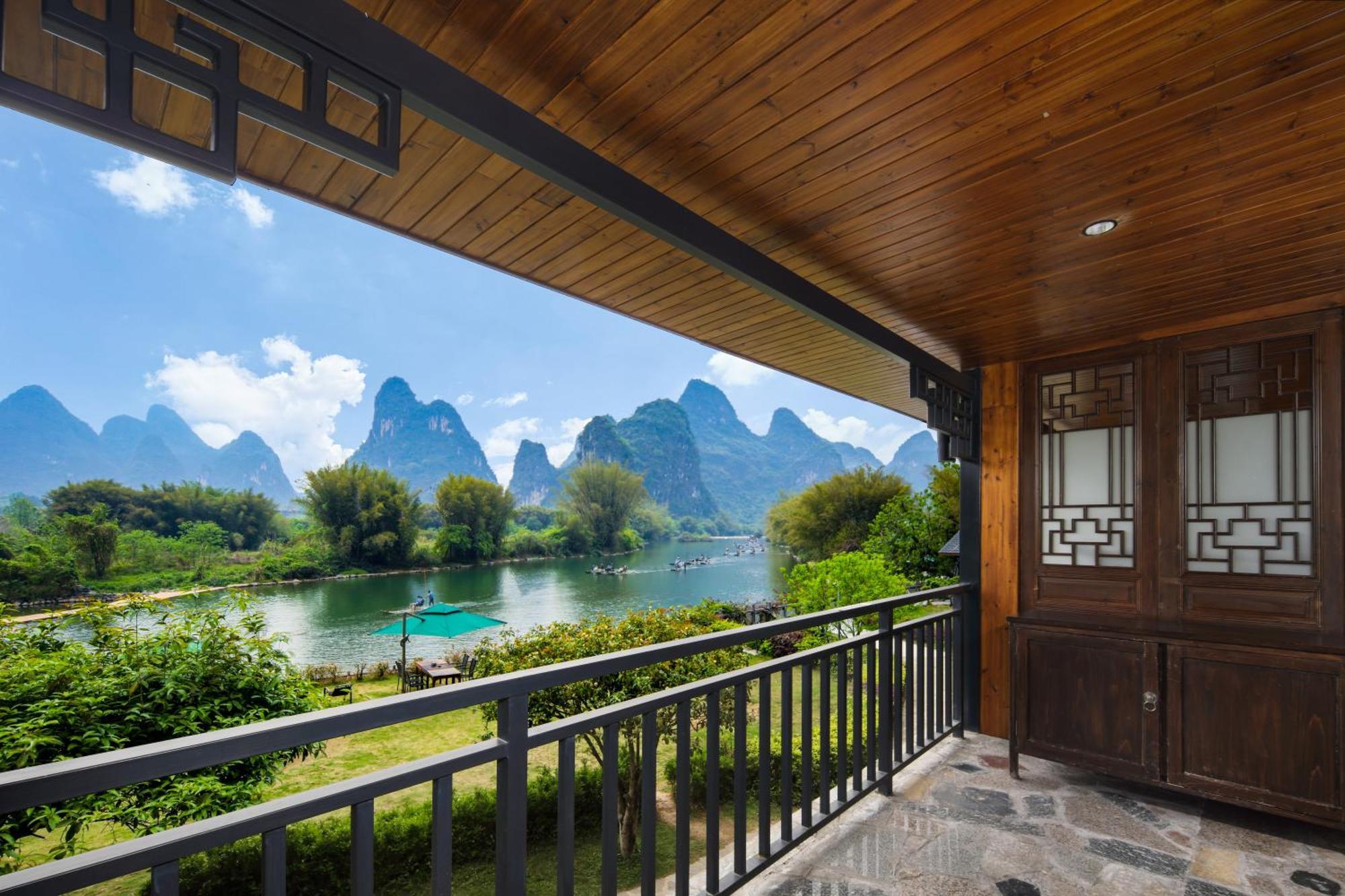 Yangshuo Mountain Retreat Hotell Exteriör bild