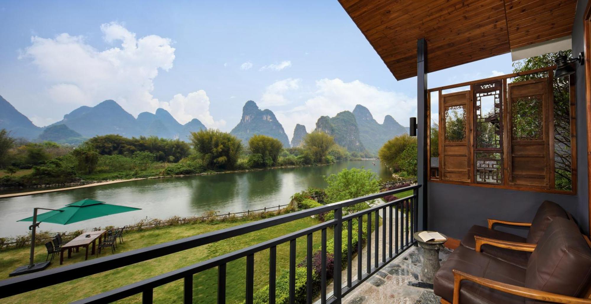 Yangshuo Mountain Retreat Hotell Exteriör bild