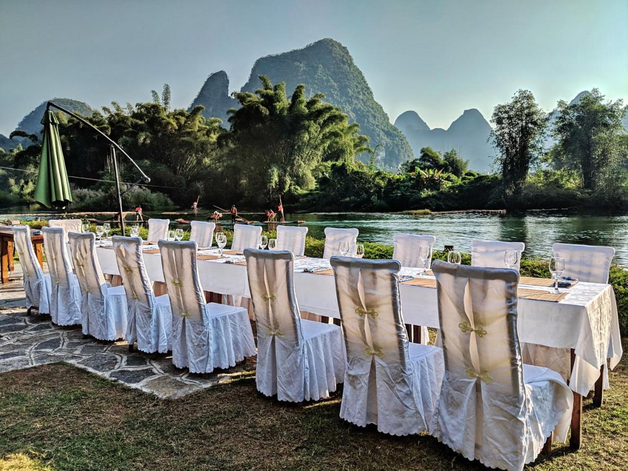 Yangshuo Mountain Retreat Hotell Exteriör bild