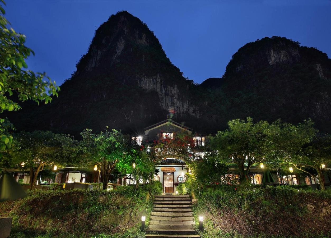 Yangshuo Mountain Retreat Hotell Exteriör bild