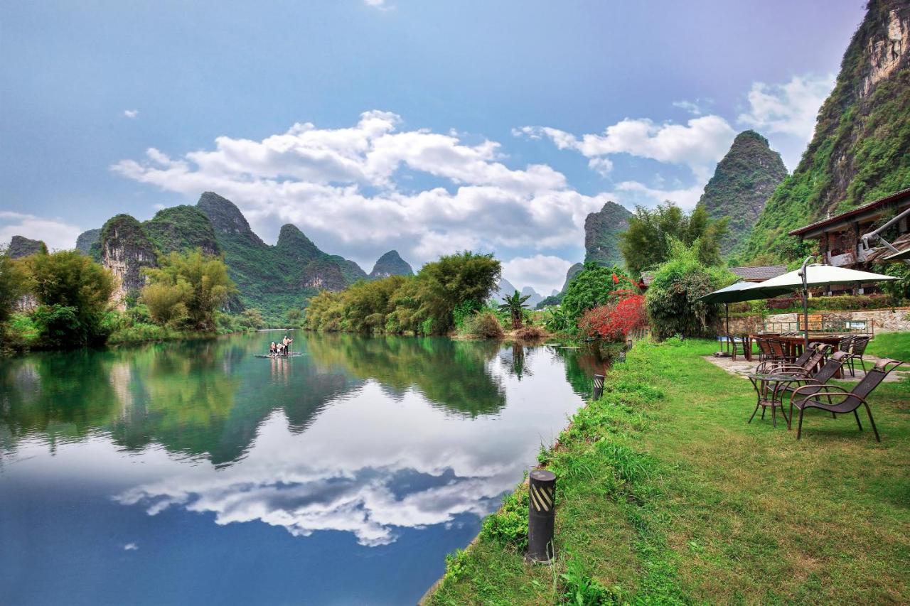 Yangshuo Mountain Retreat Hotell Exteriör bild